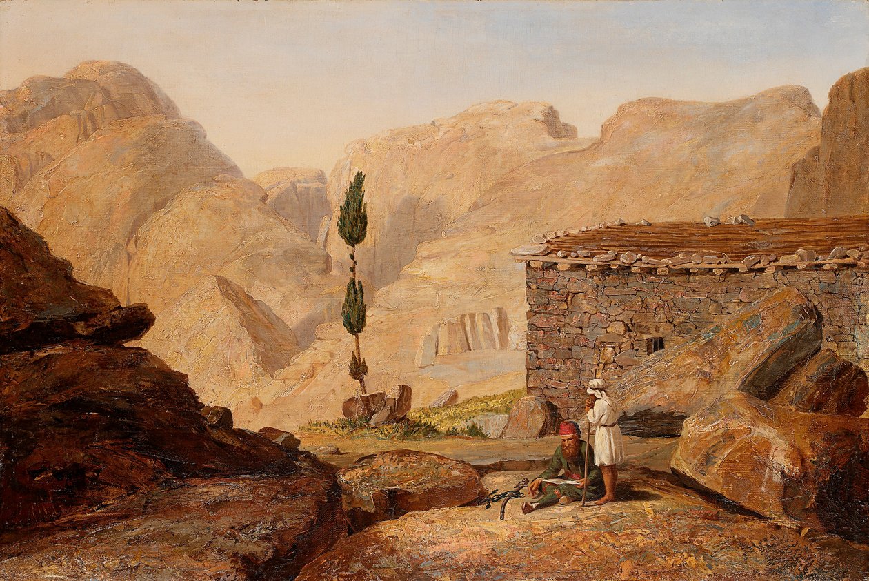 Le sommet du mont Sinaï avec la chapelle d