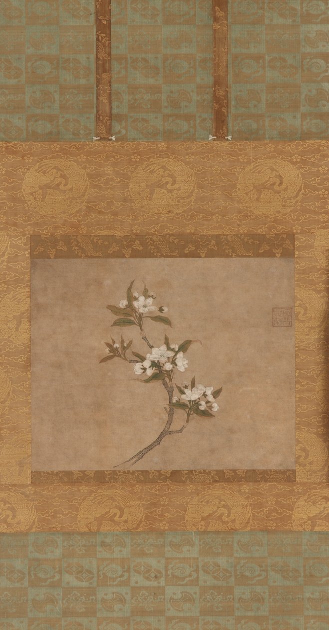 Une branche de fleurs de poirier - Ming Dynasty Chinese School