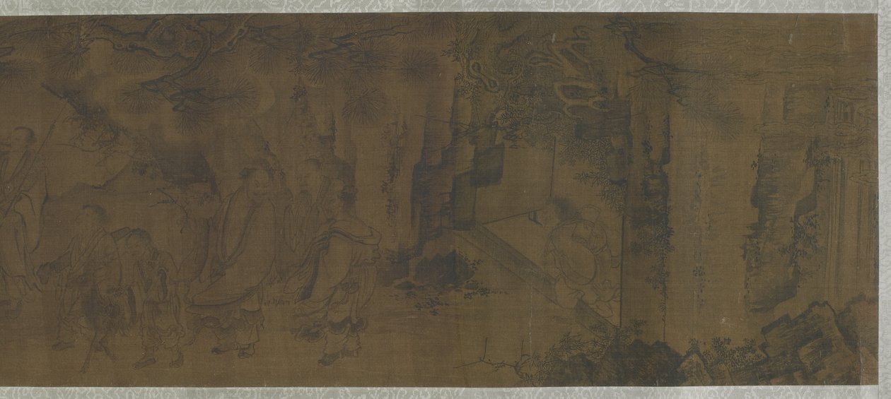 Immortels taoïstes dans les montagnes - Ming Dynasty Chinese School