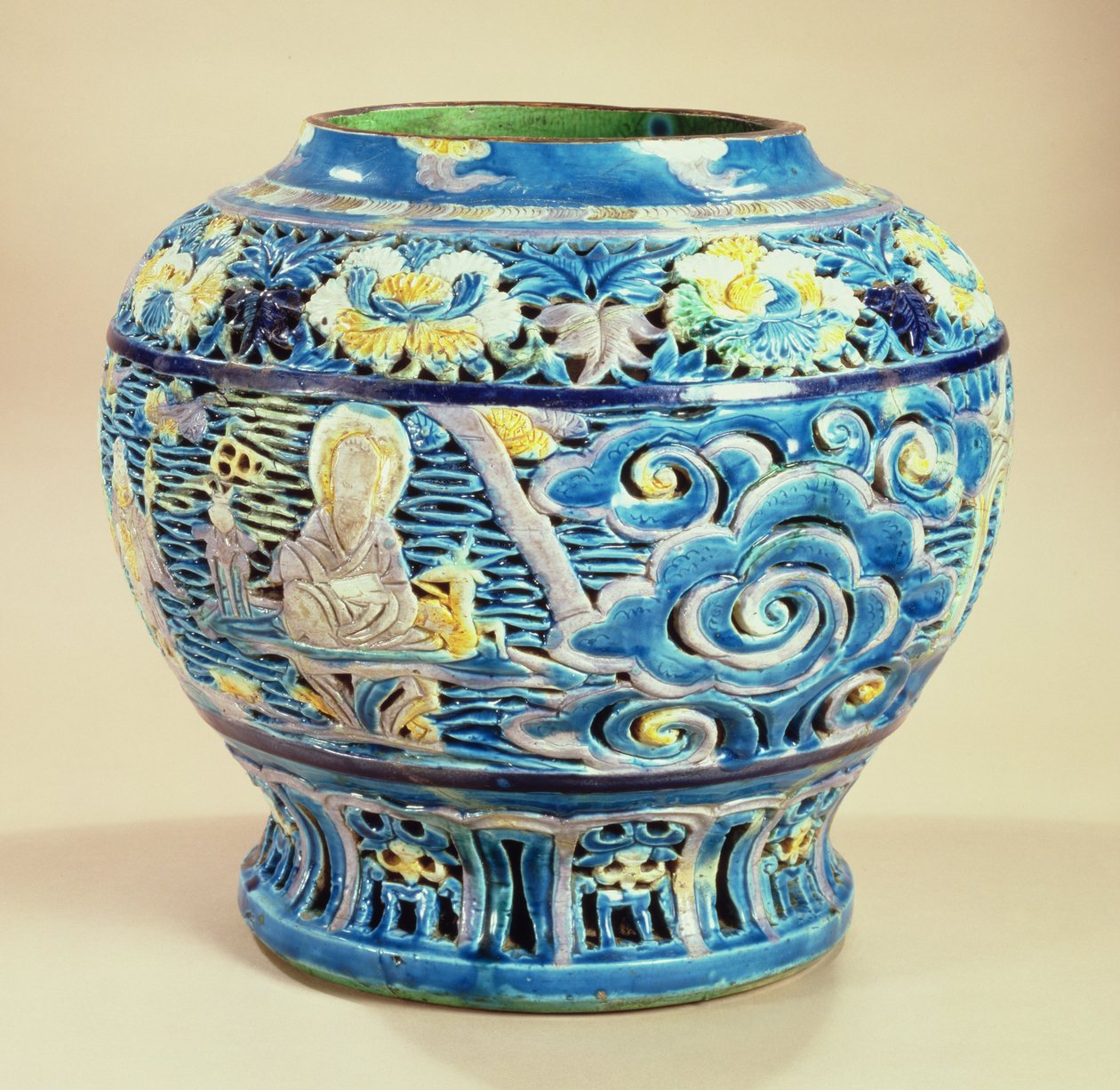 Grand vase, dynastie Ming - Ming Dynasty Chinese School