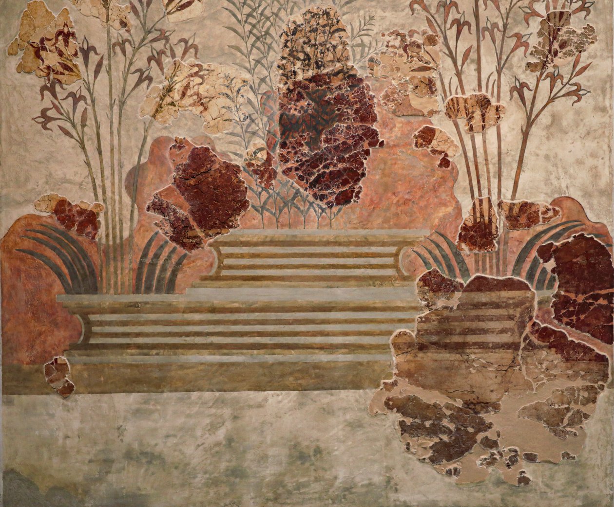 Panneau des fresques des lys - Minoan