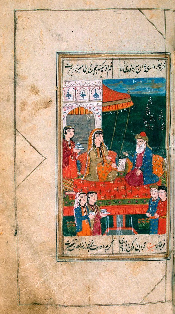Miniature du manuscrit Divan, 1813 - Mirza Khan Kabuli.