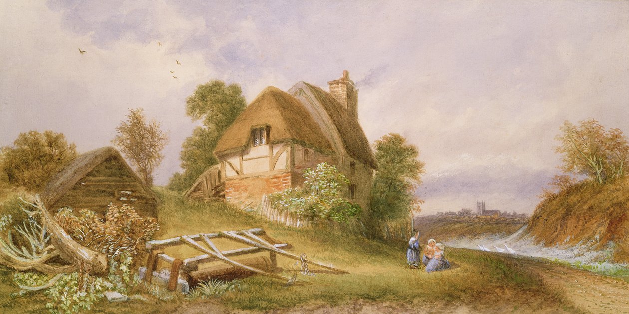 Près de Christchurch, Hampshire, 1874 - Miss Lorimer