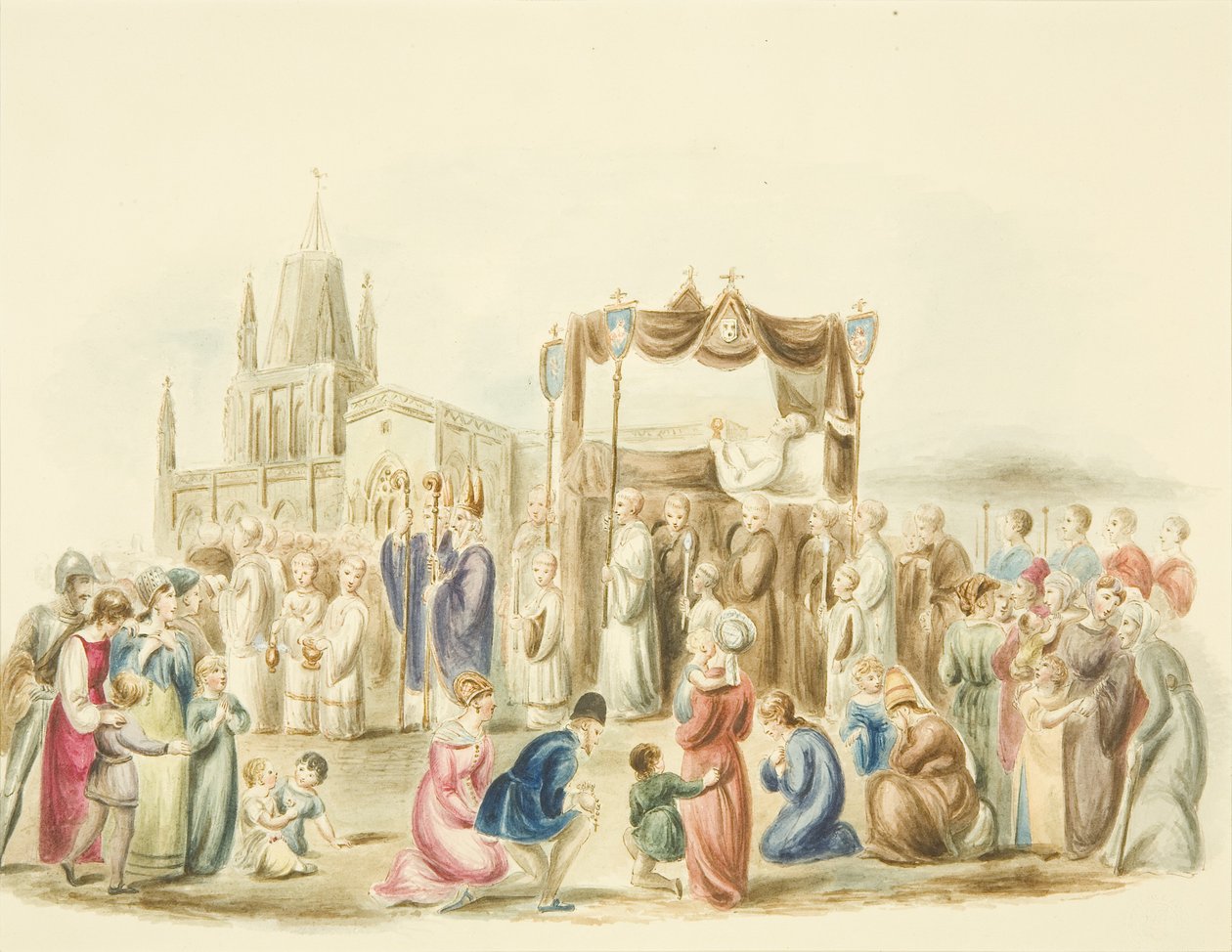 Funérailles de William Canynges devant St Mary Redcliffe - Miss Martha Bird