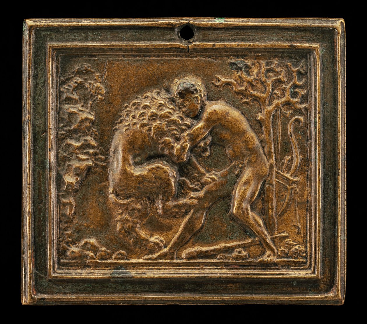 Hercule et le lion de Némée - Moderno
