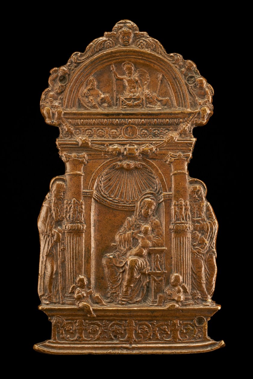 Madone et enfant avec des saints, fin du XVe - début du XVIe siècle - Moderno