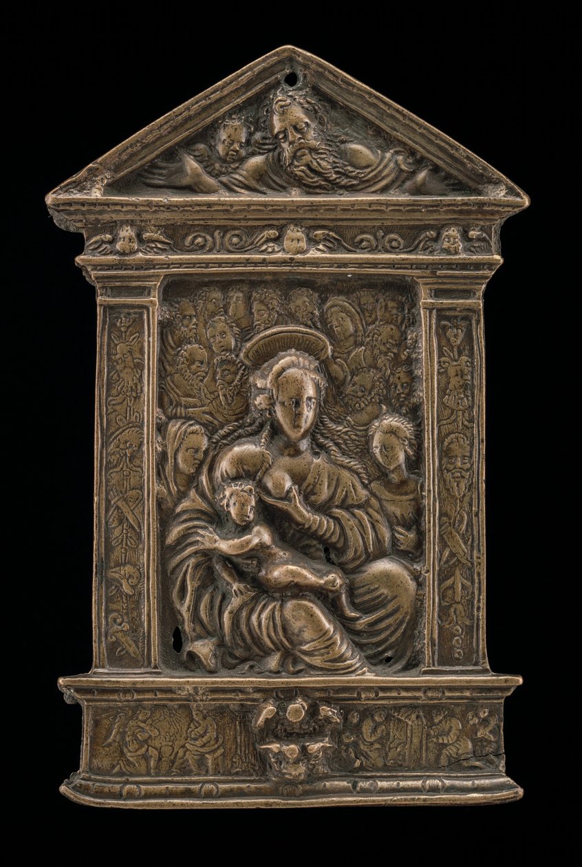 Madone et Enfant avec Saints, fin 15e - début 16e siècle - Moderno