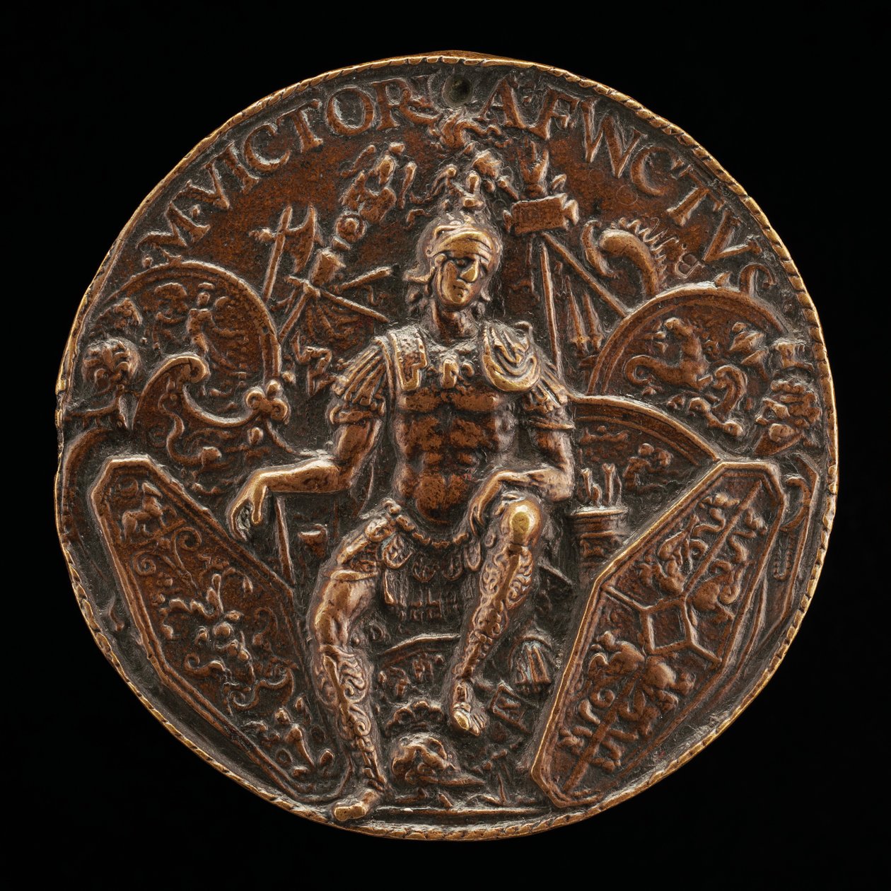 Mars entouré de trophées, fin du XVe - début du XVIe siècle - Moderno