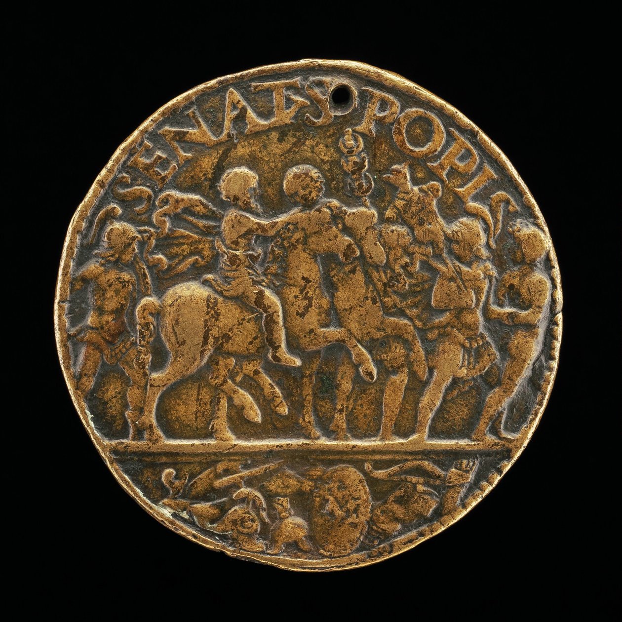 Triomphe sénatorial [revers], vers 1490 - Moderno