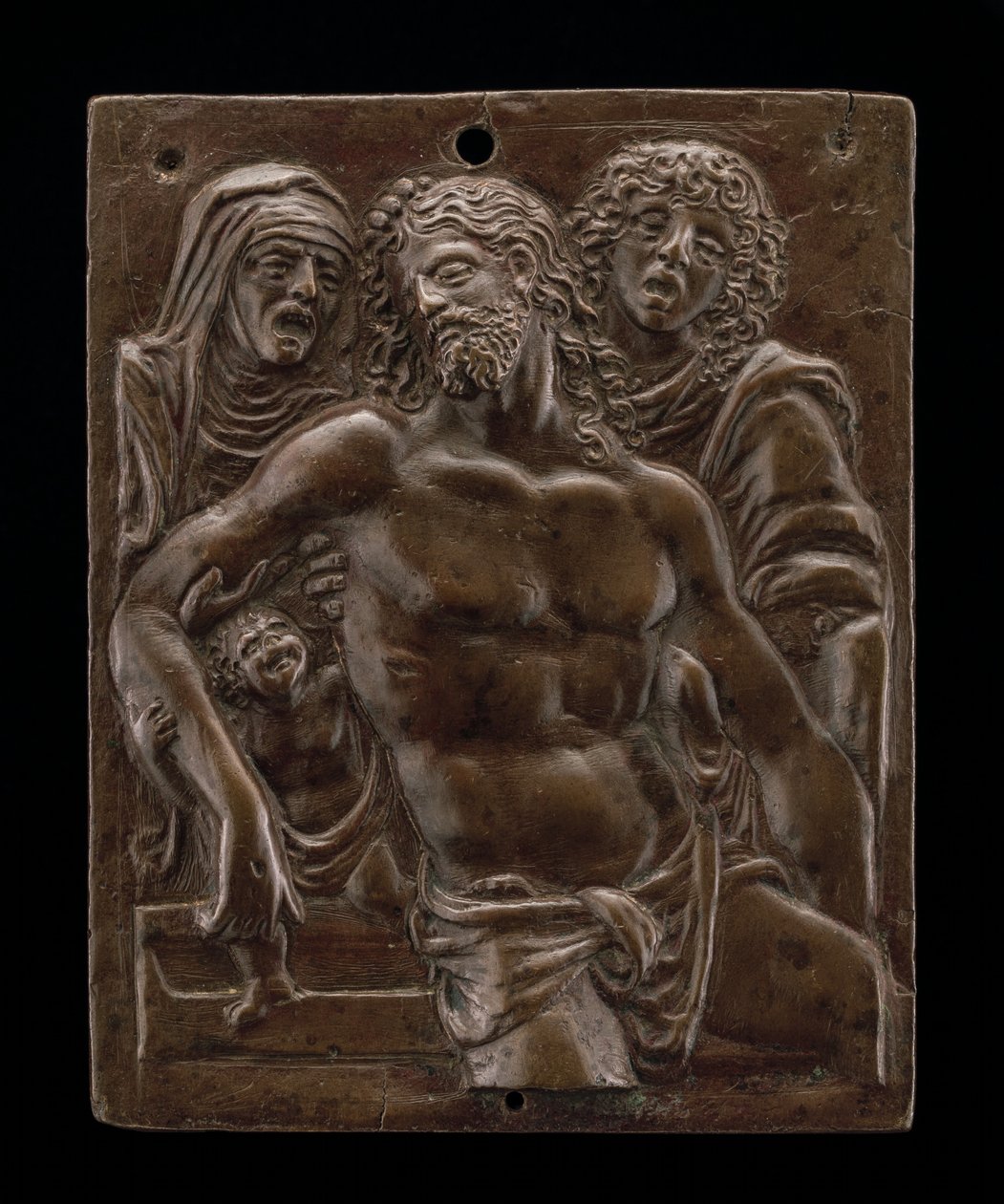 Le Christ mort soutenu par la Vierge et Saint Jean, 1513 ou avant - Moderno