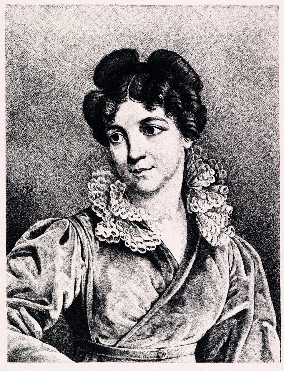 Portrait de la comtesse Praskovya Petrovna Kutaysova 1784-1870, 1827 - Modest Dmitryevich Rezvoy