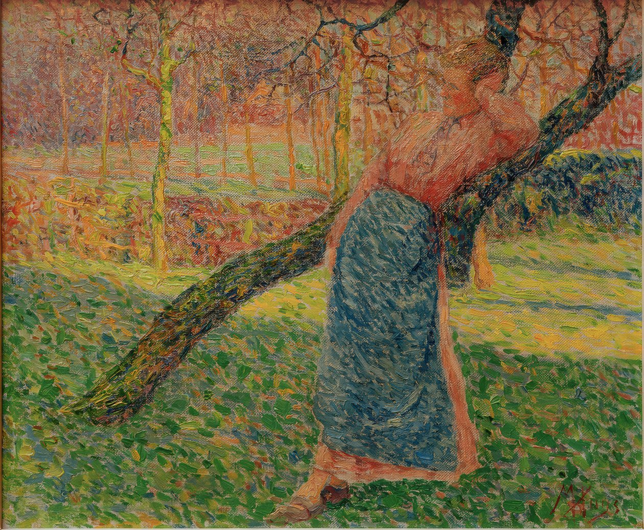 Femme dans un verger - Modeste Huys