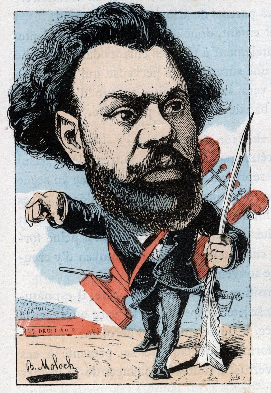 Portrait de Clovis Hugues (1851-1907), poète et homme politique français - Moloch