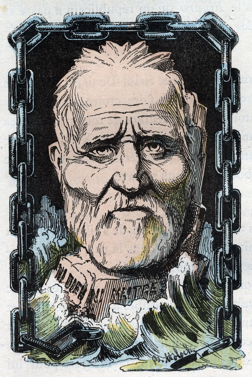 Portrait de Louis Auguste Blanqui (1805-1881), théoricien socialiste et révolutionnaire français - Moloch