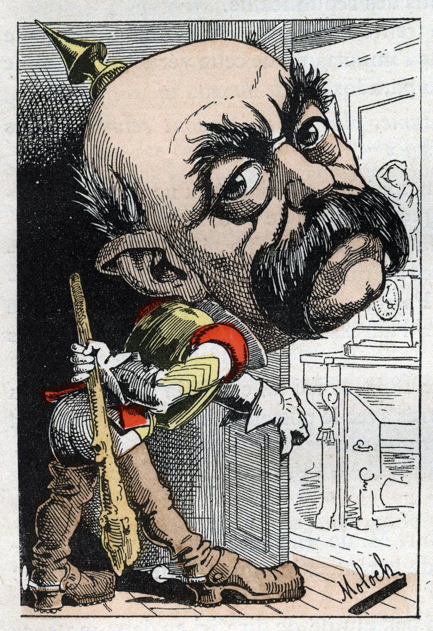 Portrait de Otto Von Bismarck (1815-1898), Chancelier de Prusse - Moloch