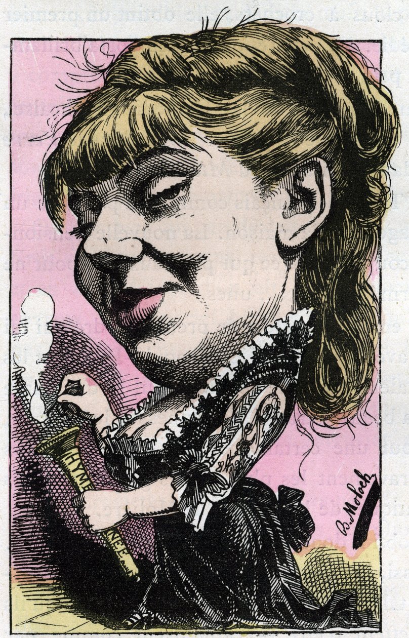 Portrait de Sophie Croizette (1847-1901), sociétaire de la Comédie-Française - Moloch