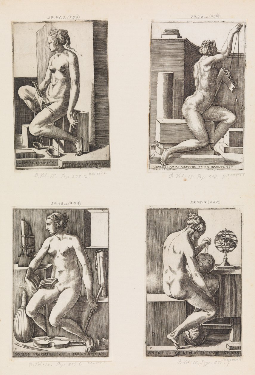 Astronomie, des Sept Arts Libéraux, planche 7 - Monogrammist B