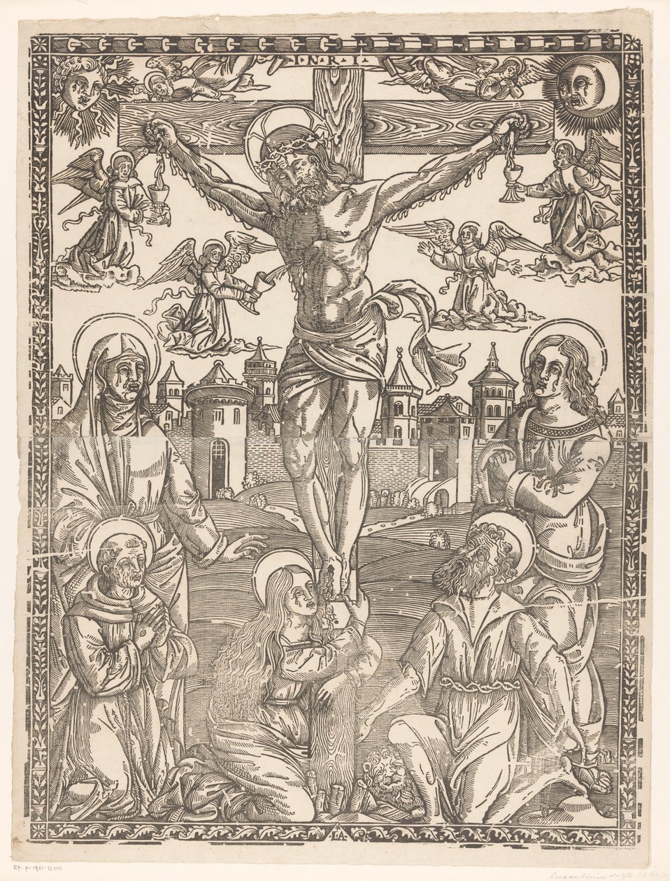 Crucifixion du Christ - Monogrammist LA