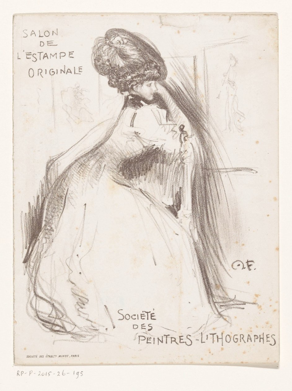 Invitation à une exposition des œuvres de Henri Fantin Latour au Grand Palais - Monogrammist MF (Frankrijk)