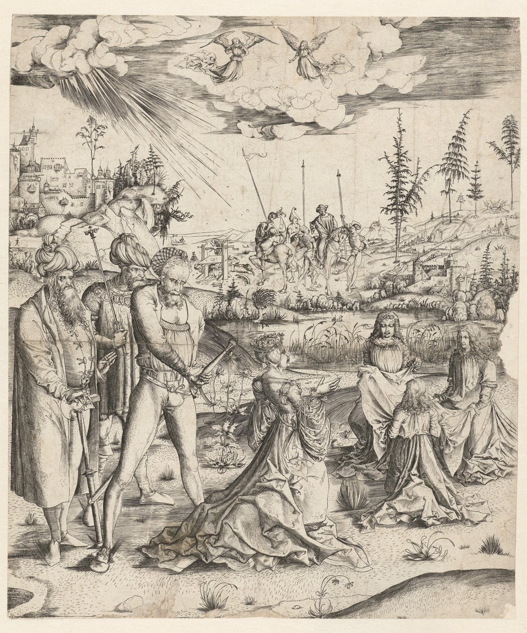 Le martyre de sainte Catherine - Monogrammist MZ