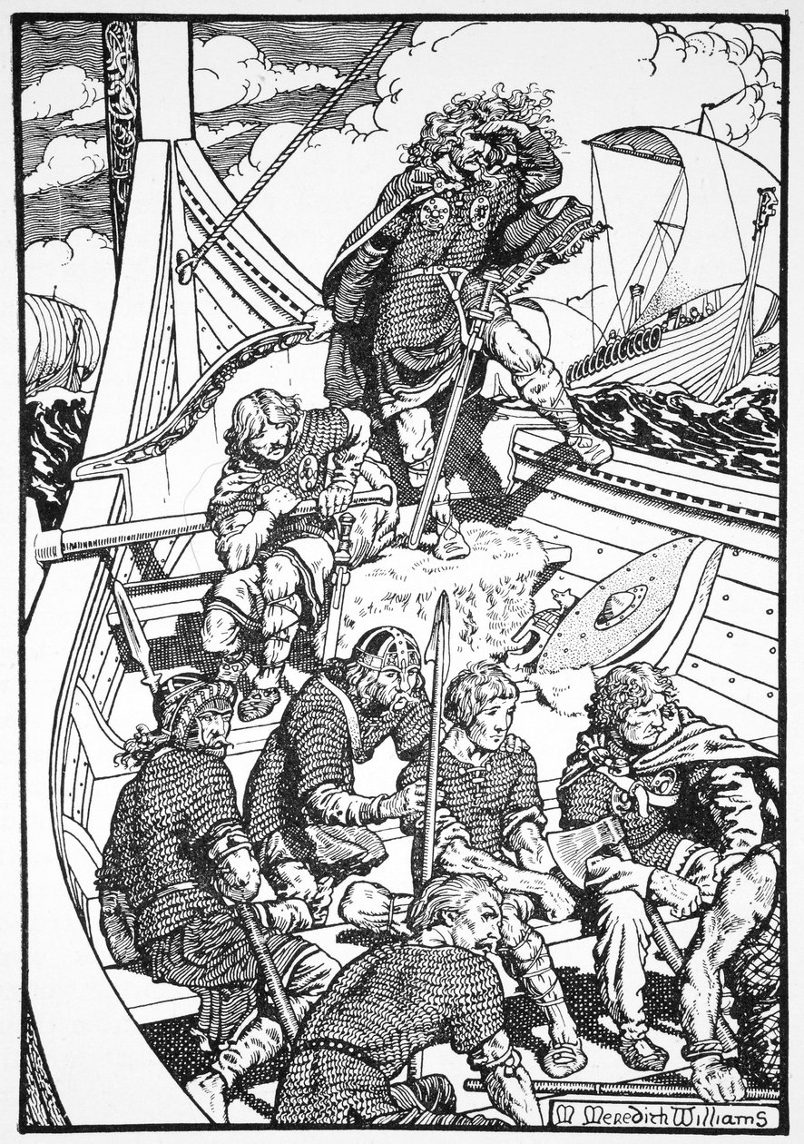 Harald à la belle chevelure, roi de Norvège, 9e ou 10e siècle - Morris Meredith Williams