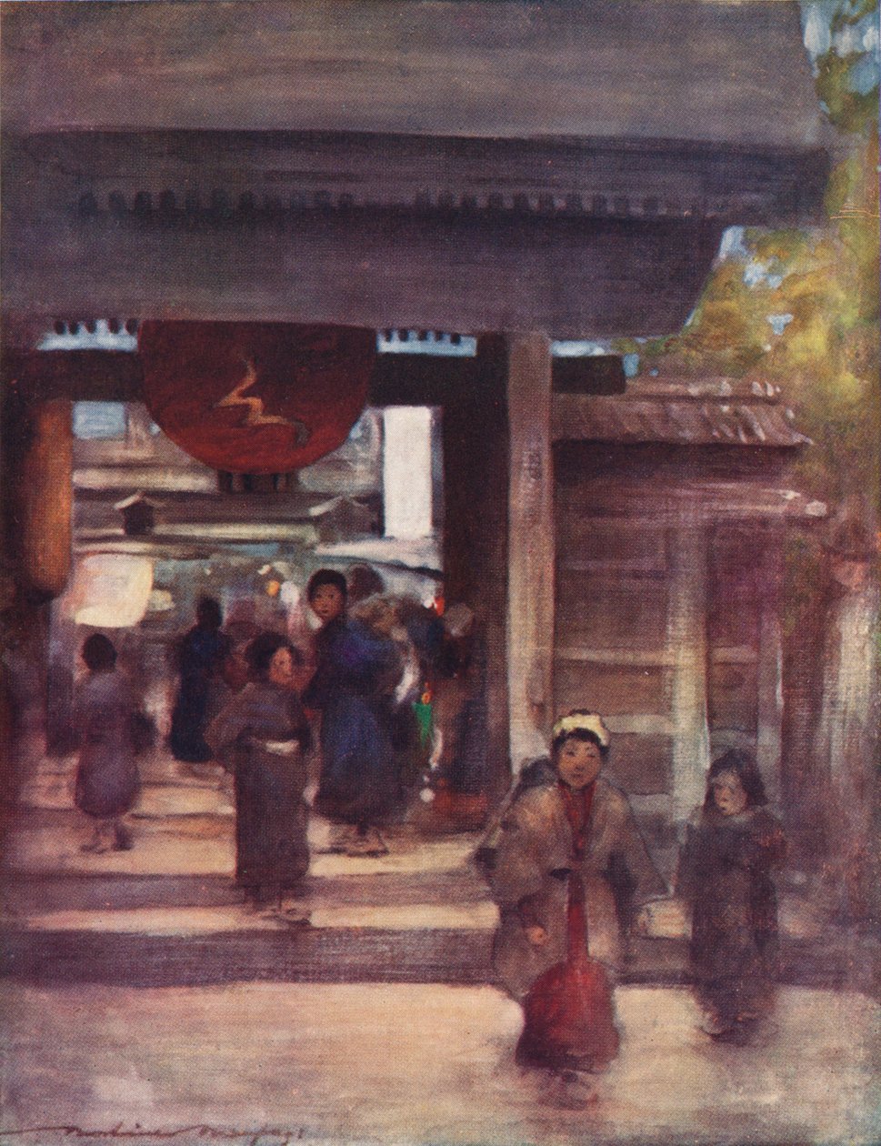 Le Chemin vers le Temple - Mortimer L Menpes