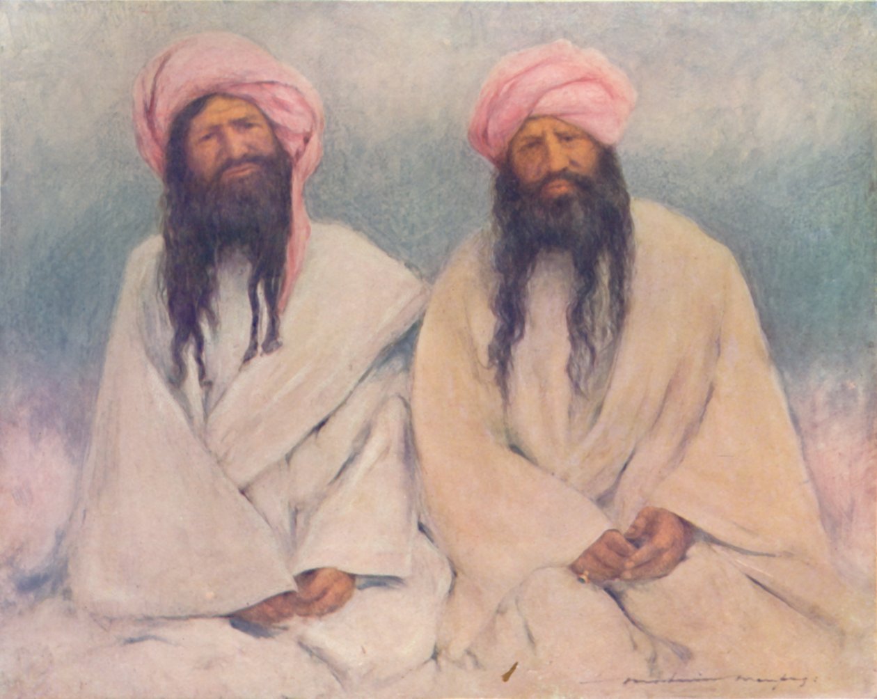 Deux chefs baloutches, 1903 - Mortimer L Menpes