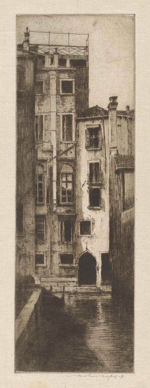 Retour par le canal - Mortimer Menpes