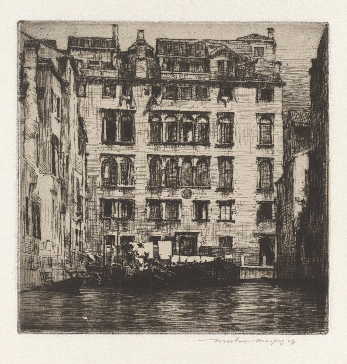Chargement de barges - Mortimer Menpes