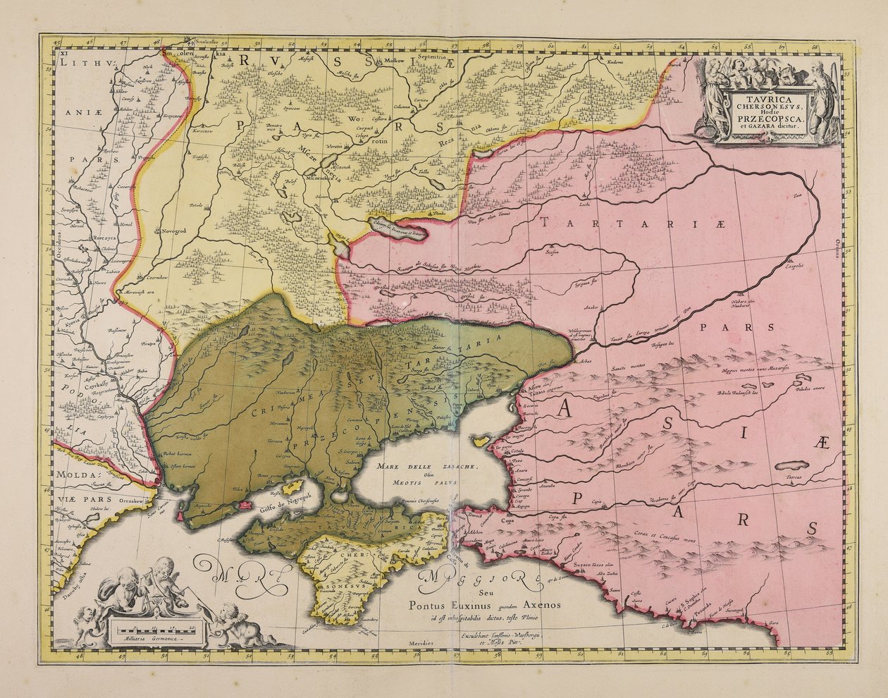 Taurica Chersonesus hodie Przecopsca et Gazara dicitur - Moses Pitt