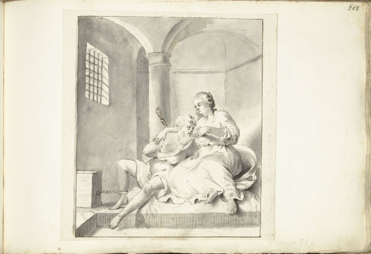 Cimon et Pero (Caritas Romana) - Moses Ter Borch