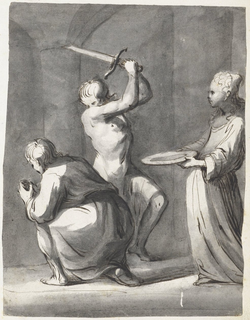 Décapitation de Jean-Baptiste - Moses Ter Borch