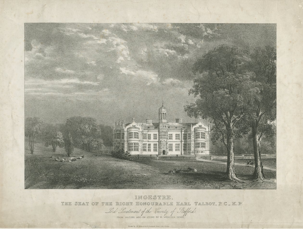 Ingestre Hall - Moses Webster