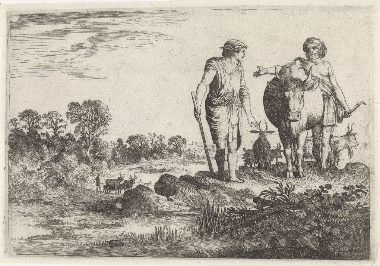 Argus demande à Mercure de rester avec lui - Moyses van Wtenbrouck