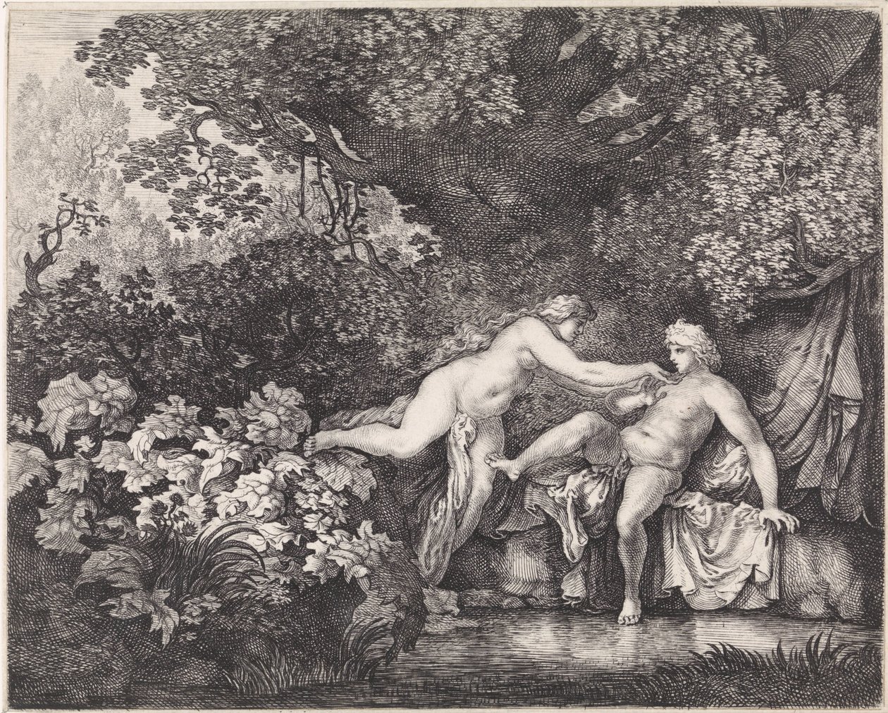 Salamacis et Hermaphrodite - Moyses van Wtenbrouck