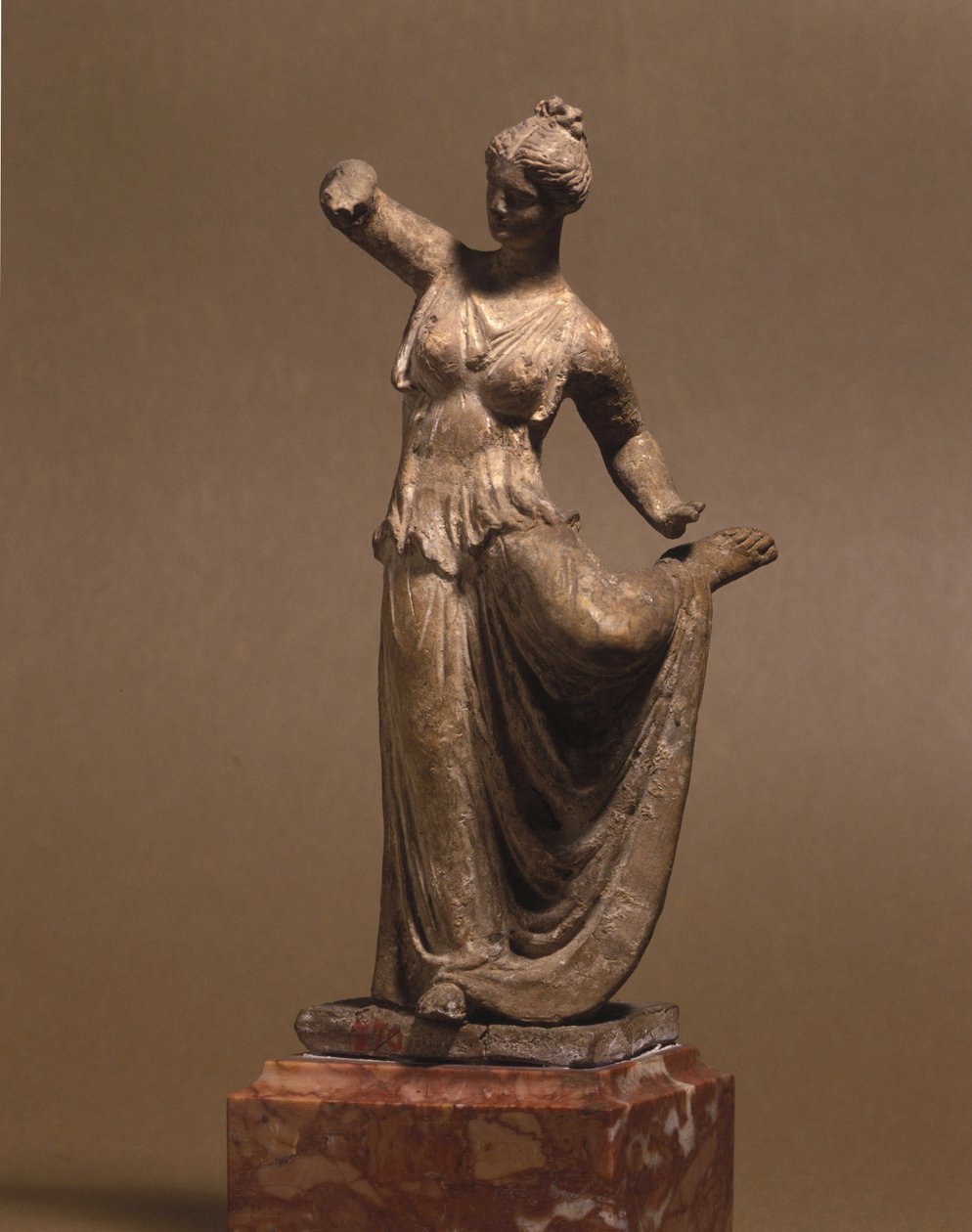 Civilisation mycénienne : danseuse de Tanagra, IIIe siècle av. J.-C., Museo della Scala, Milan - Mycenaean Mycenaean