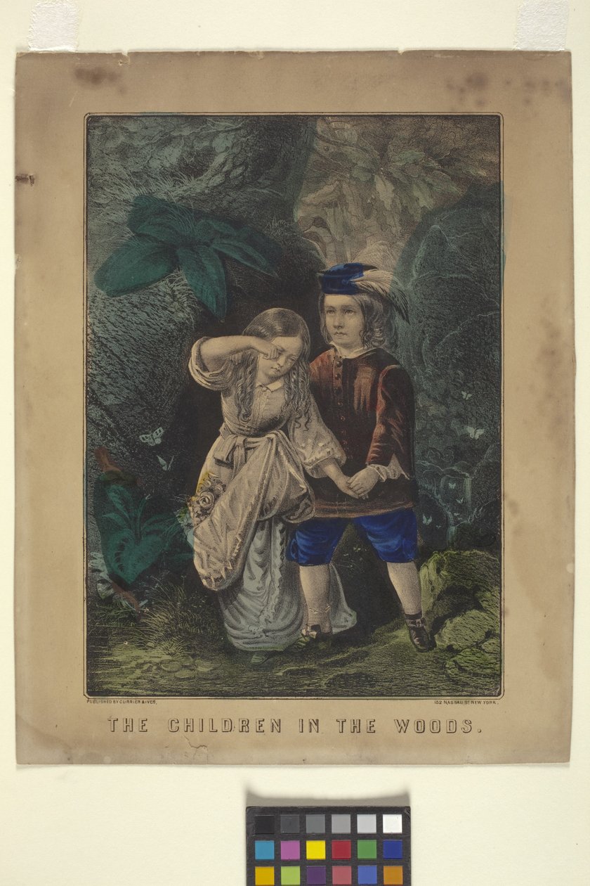 Les enfants dans les bois - N. and Ives J.M. (1824 95) Currier
