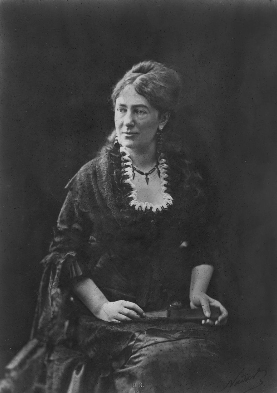 Portrait de Juliette Adam - Nadar