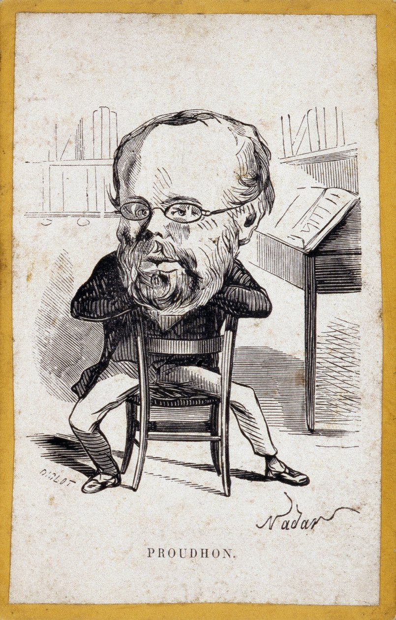 Portraits-charge par Pierre-Joseph Proudhon - Nadar
