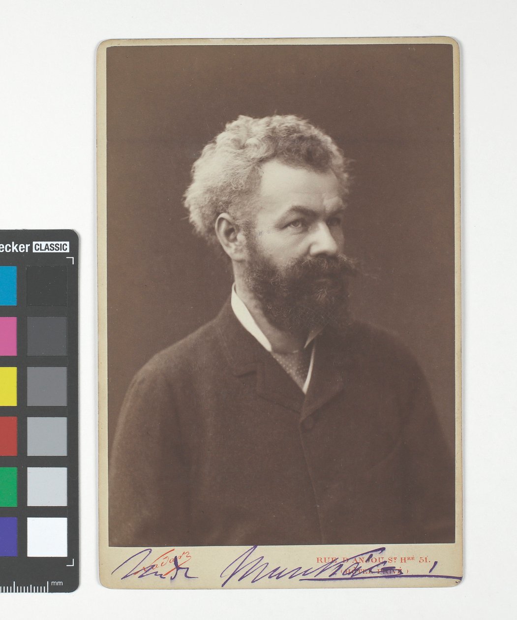 Mihály von Munkácsy (de son vrai nom Michael Leo Lieb, 1844-1900), peintre (signé) - Nadar