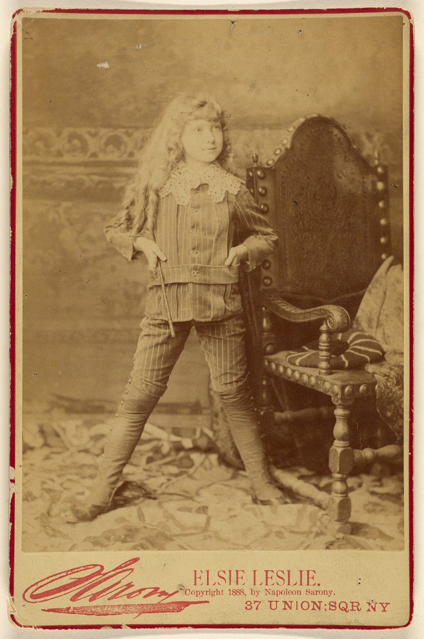 Elsie Leslie [als] Kleiner Lord Fauntleroy - Napoleon Sarony