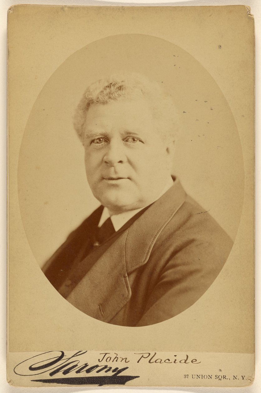 John Placide. Union Square Co. - Napoleon Sarony