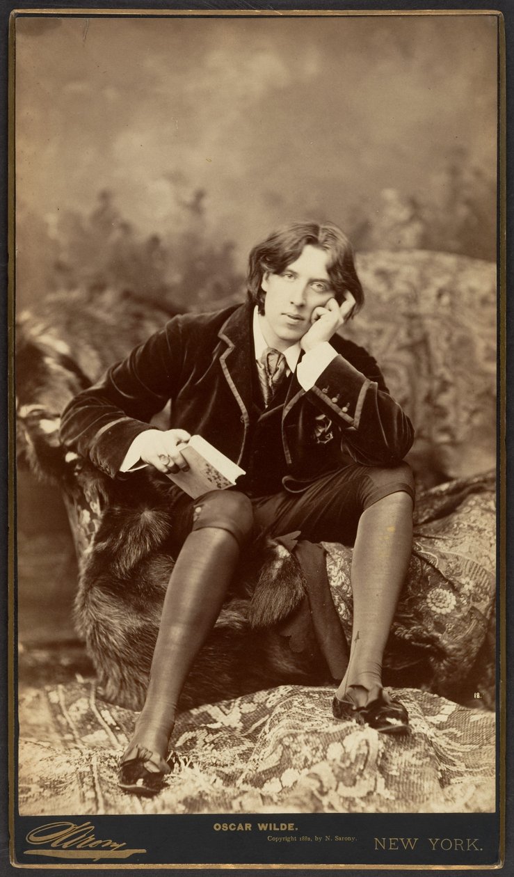 Oscar Wilde, 1882 - Napoleon Sarony