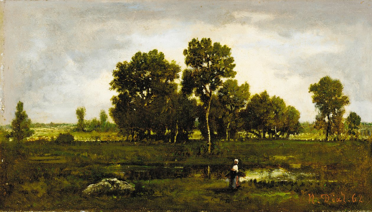 Fagotière près de la mare aux vipères, 1862 - Narcisse Virgile Diaz de la Peña