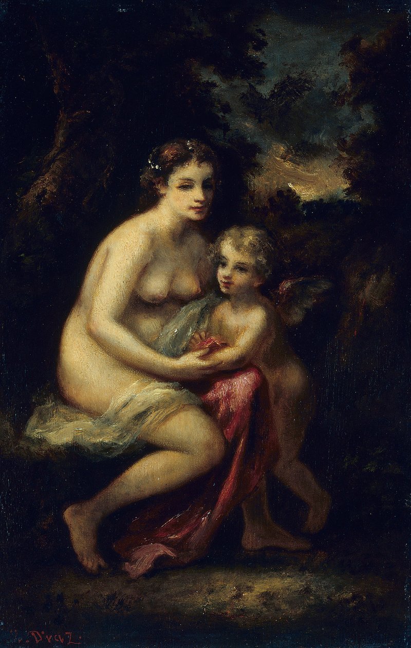 Éducation de Cupidon - Narcisse Virgile Diaz de la Peña
