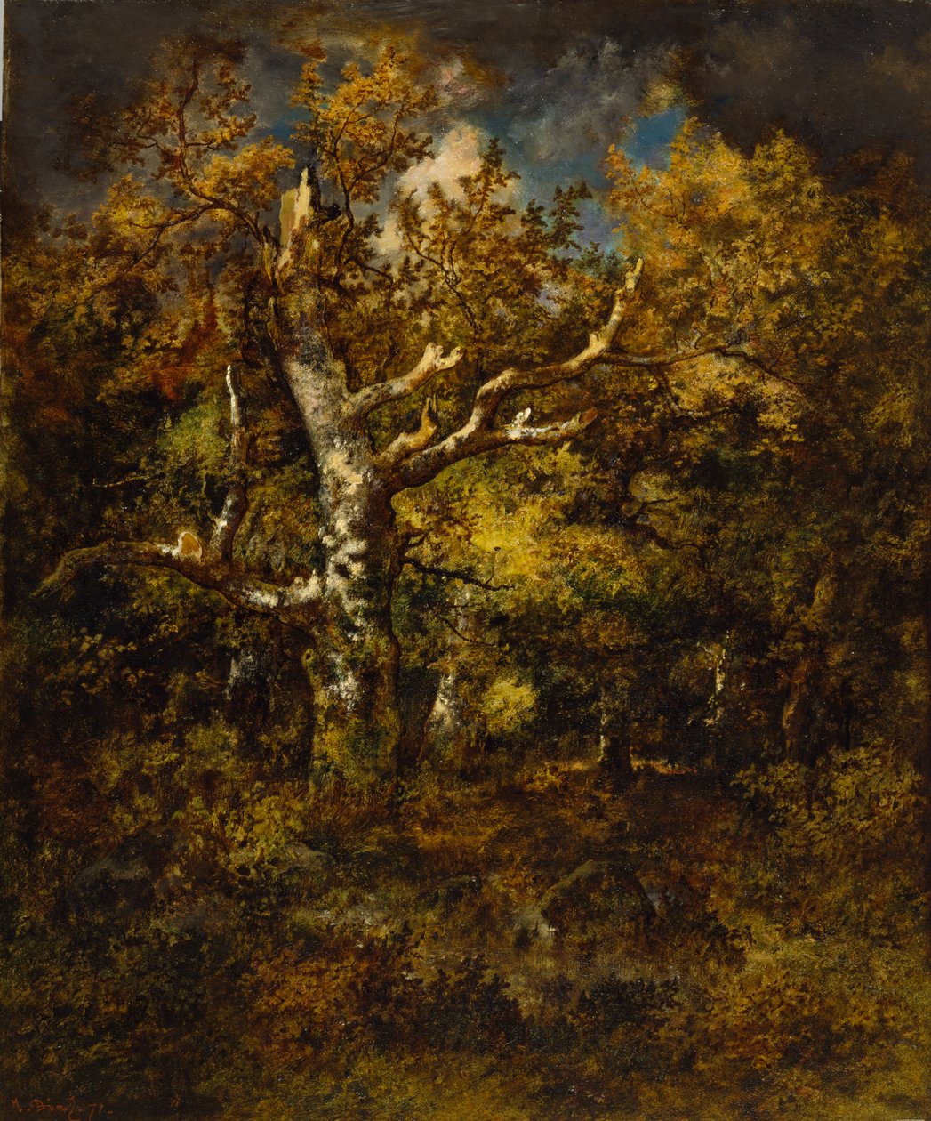 Forêt de Fontainebleau, automne - Narcisse Virgile Diaz de la Peña