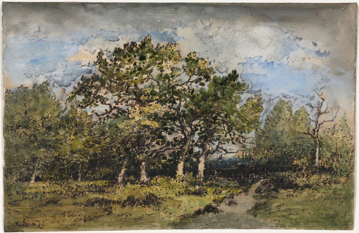 Paysage, vers 1860 - Narcisse Virgile Diaz de la Peña