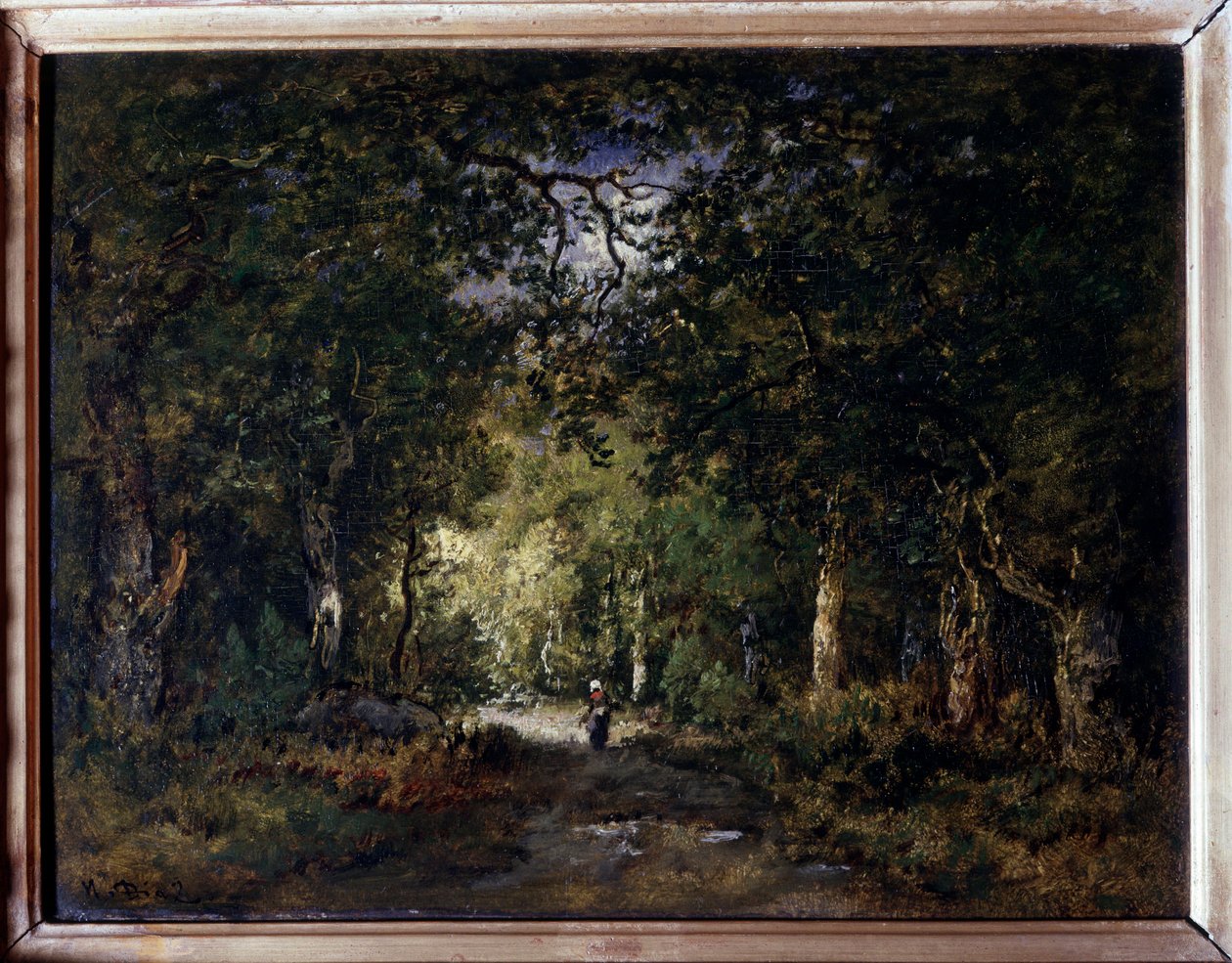 La route sous bois - Narcisse Virgile Diaz de la Peña