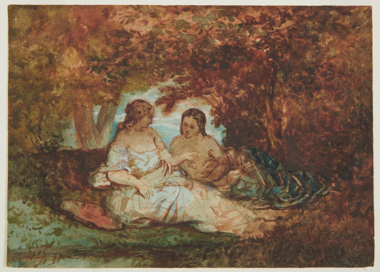 Scène boisée, c.1830-50 - Narcisse Virgile Diaz de la Peña