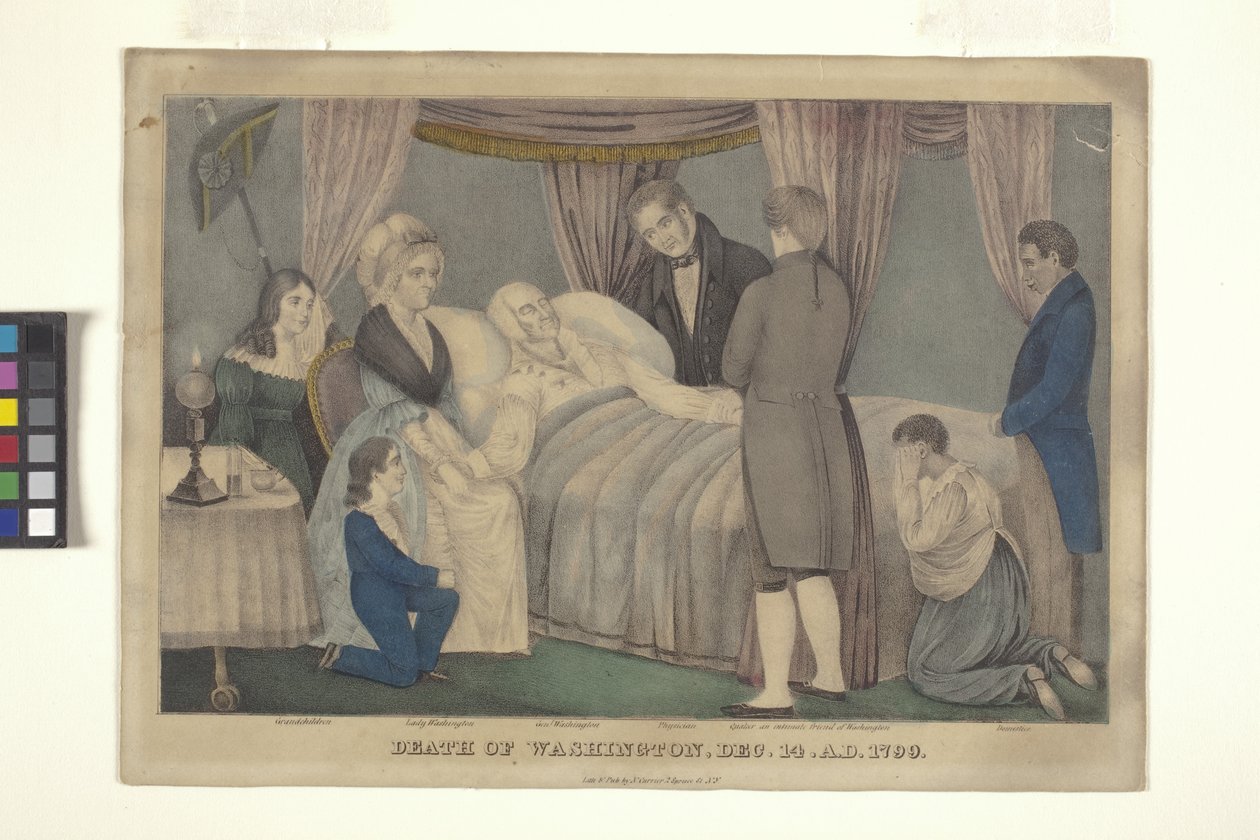 Mort de Washington - Nathaniel Currier